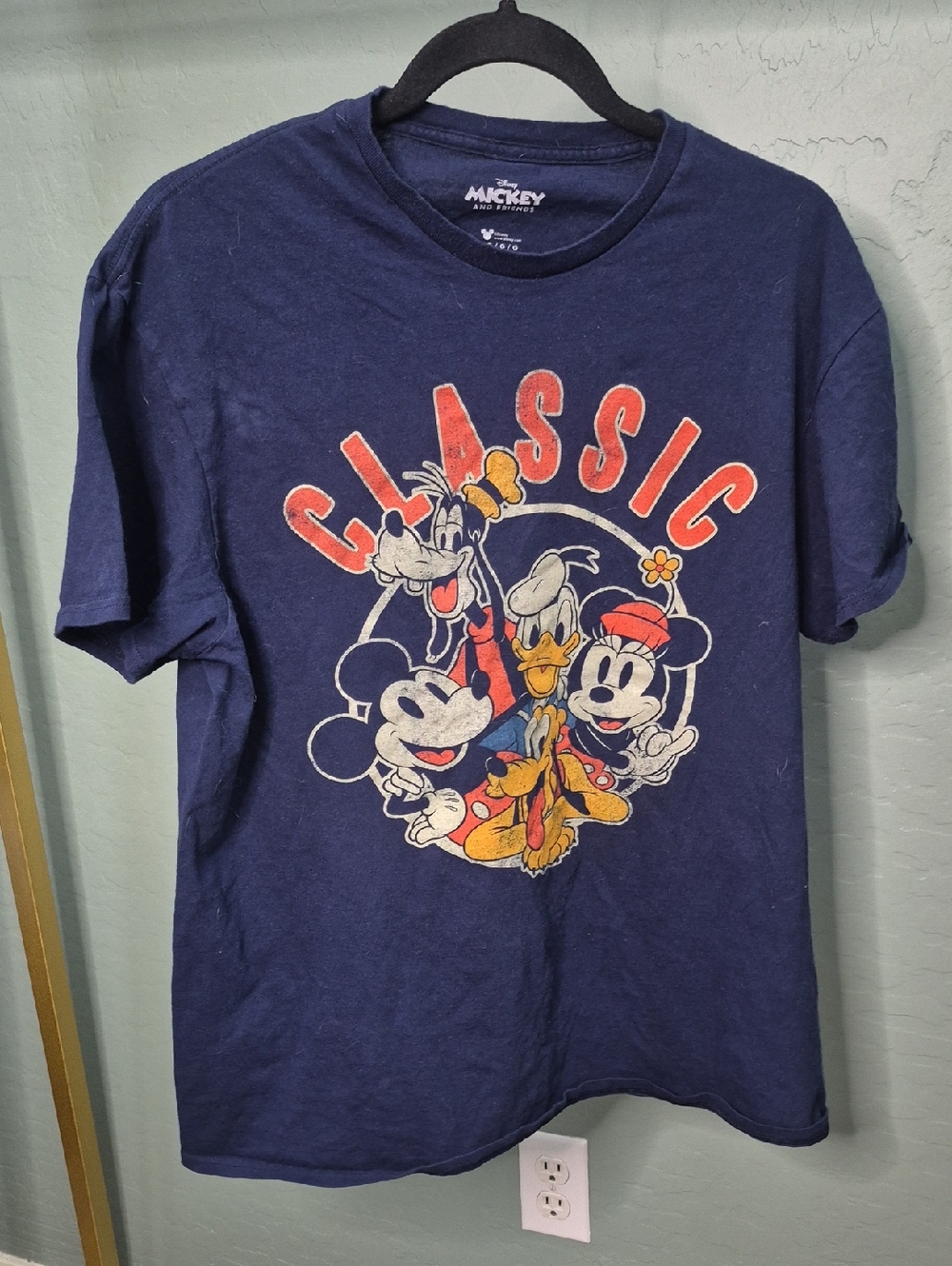 Disney Navy Blue 'Classic' Mickey & Friends Graphic Tee